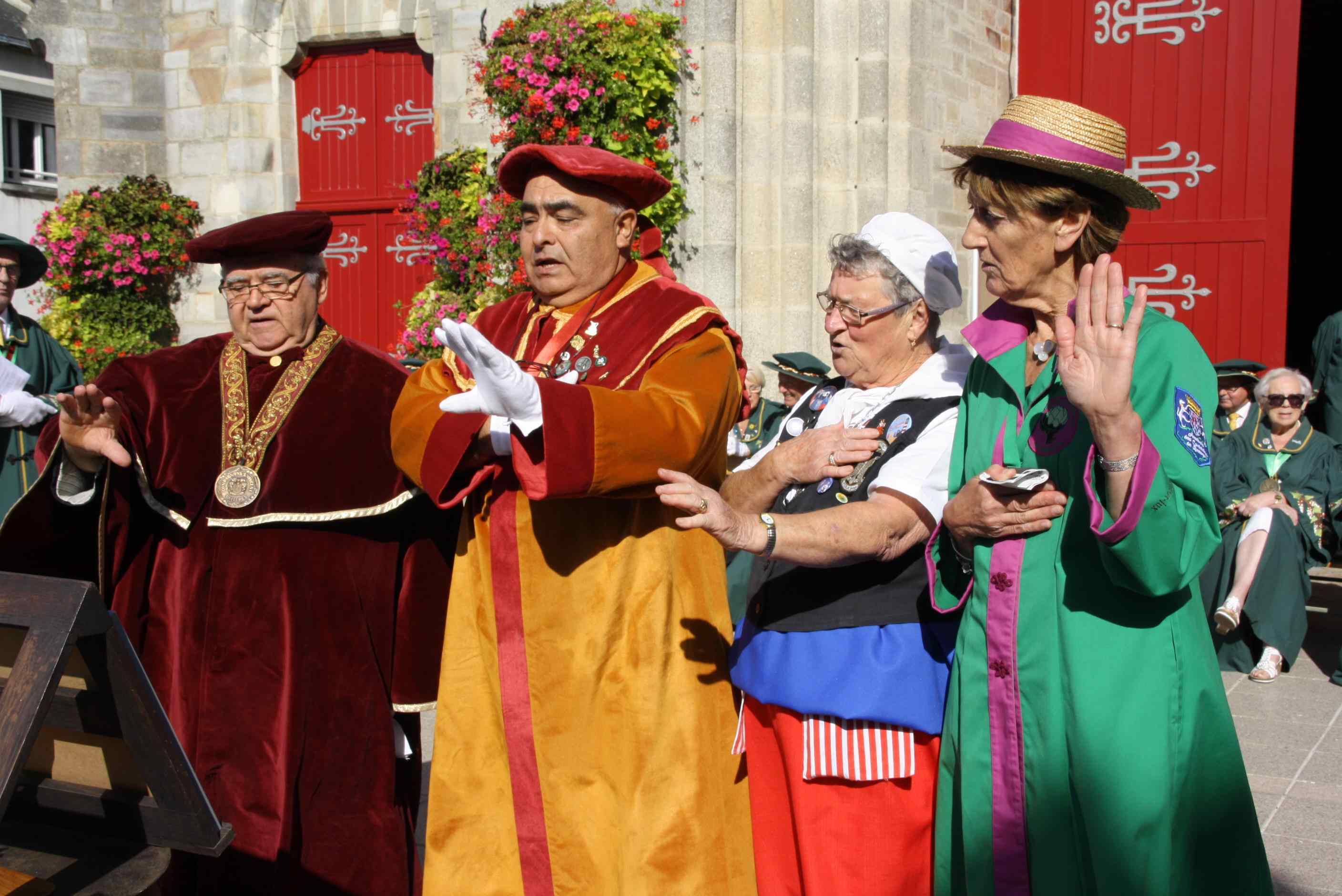 chapitre de la confr?rie Piperia La Galette