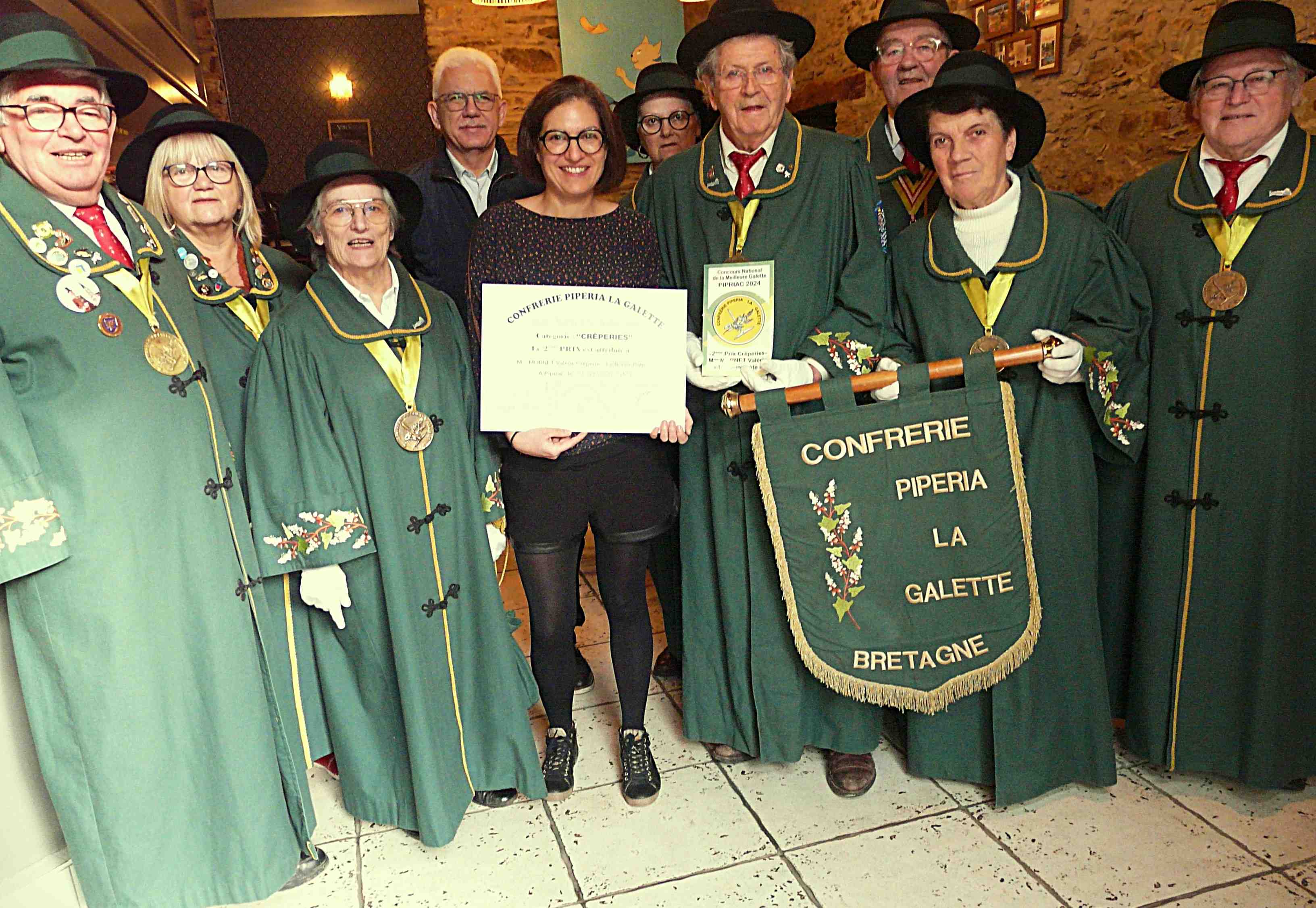 remise des diplomes du concours de la meilleure galette